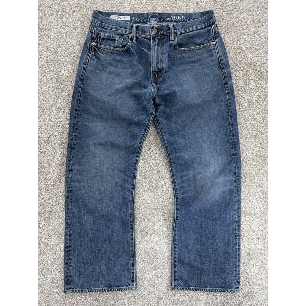 GAP Loose Fit Jeans Mens 33x30 (Fits‎ 35x30) Vintage Blue Wide Baggy Grunge Y2k